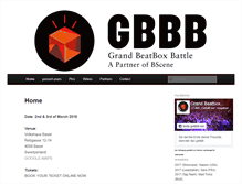 Tablet Screenshot of grandbeatboxbattle.ch